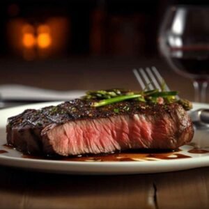 Naco de novilho na brasa